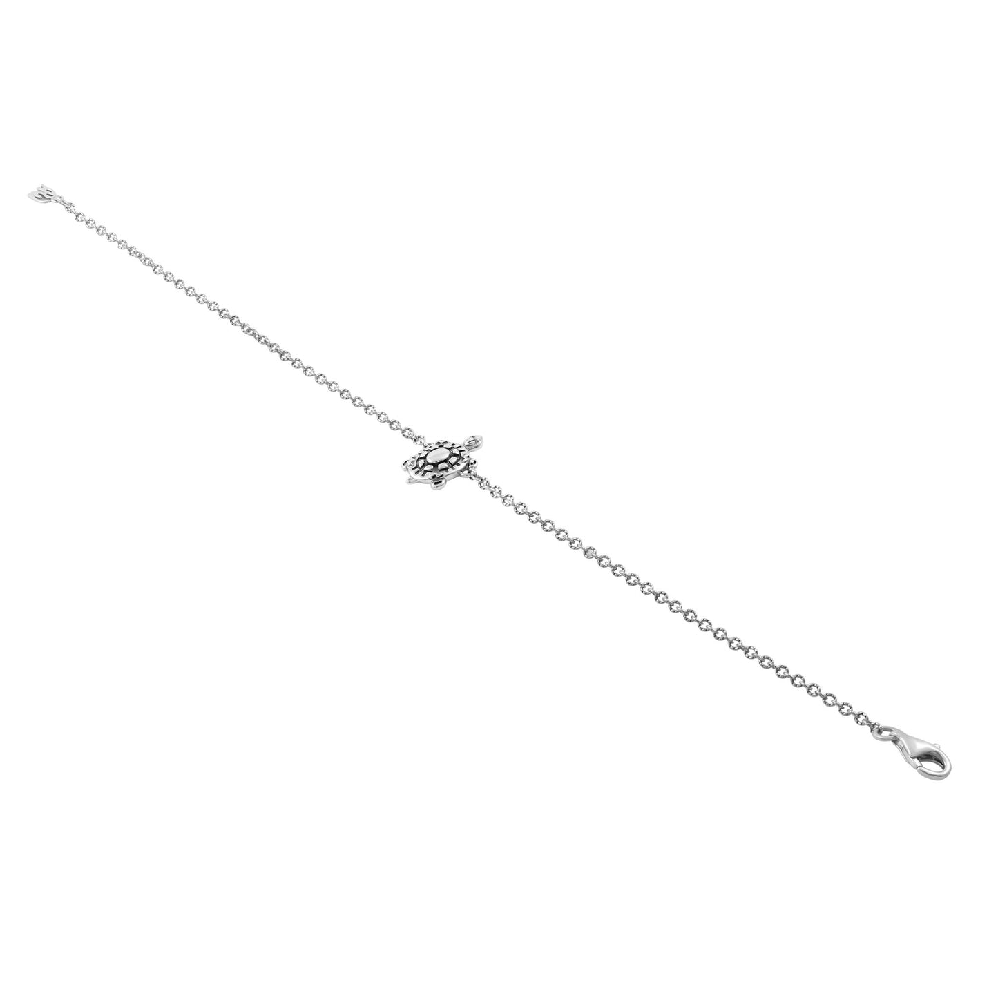 Sterling Silver Turtle Anklet