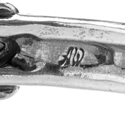 Sterling Silver Sleeping Beauty Turquoise Flower Concha Cuff Bracelet, Sizes Small to Large