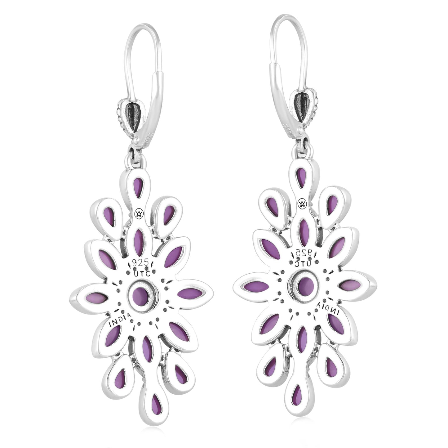 EXCLUSIVELY OURS! Sterling Silver Phosphosiderite Cluster Dangle Earrings