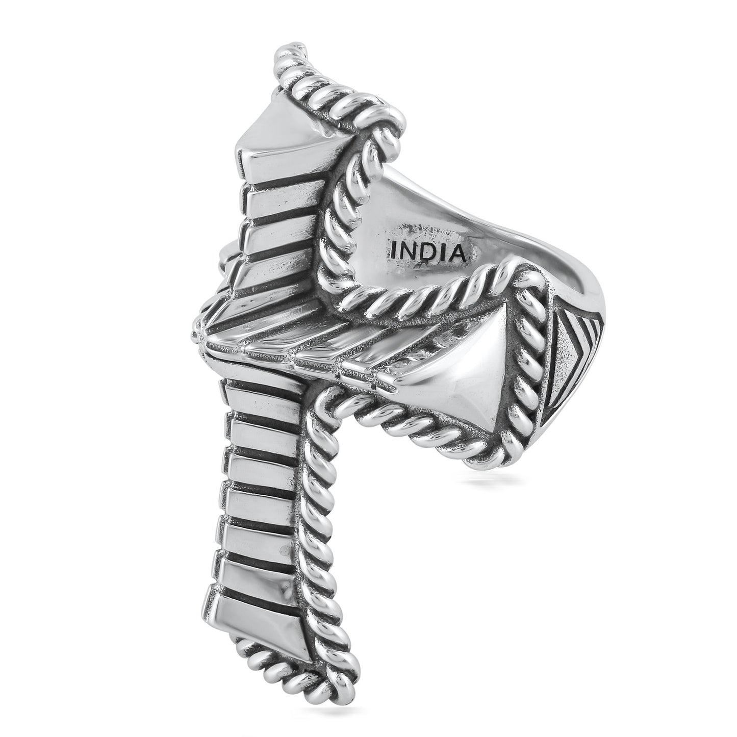 EXCLUSIVELY OURS! Sterling Silver Textured Cross Ring