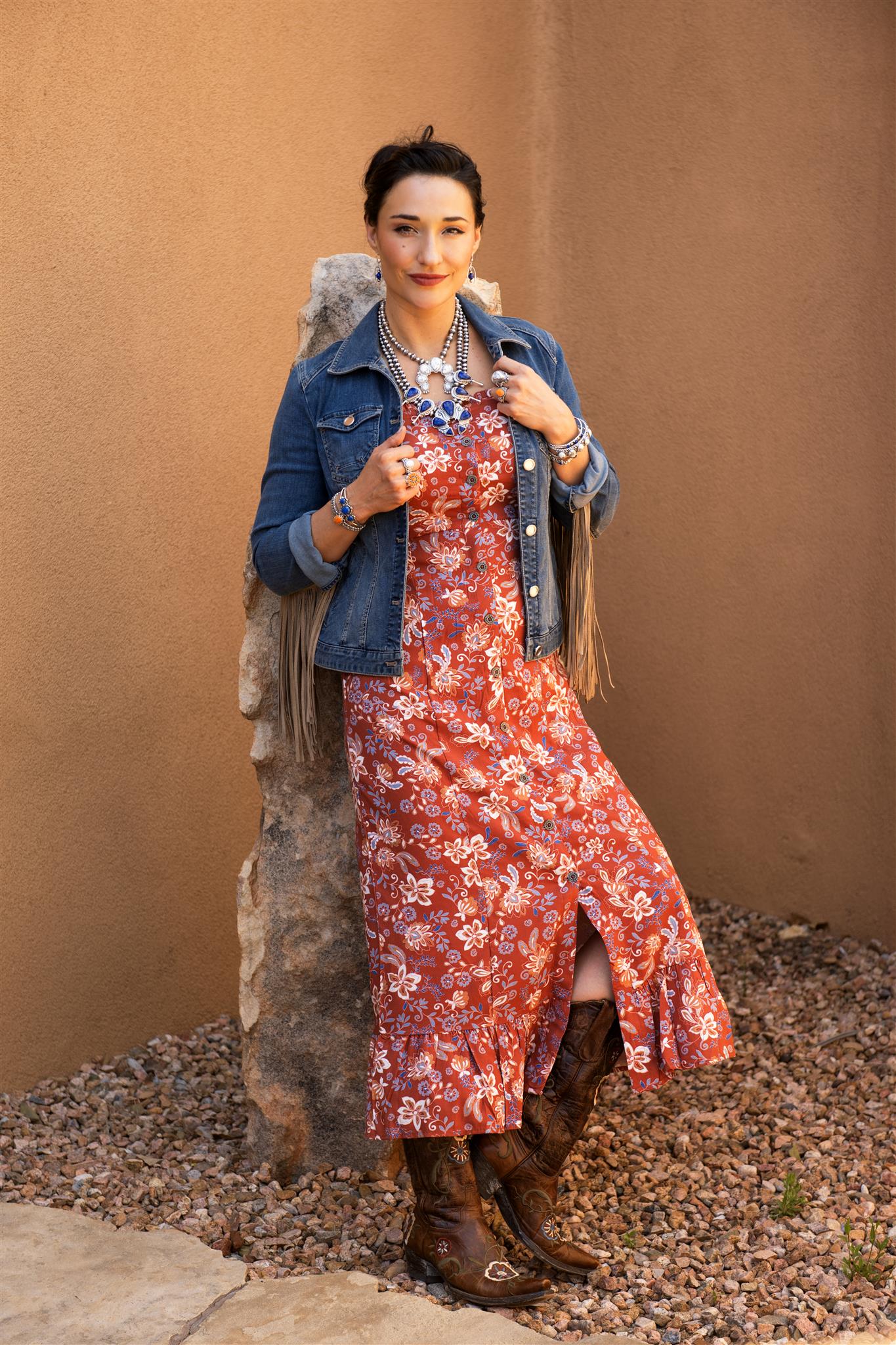 Sterling Silver Native Pearl Bead Necklace, 21 to 24 Inches