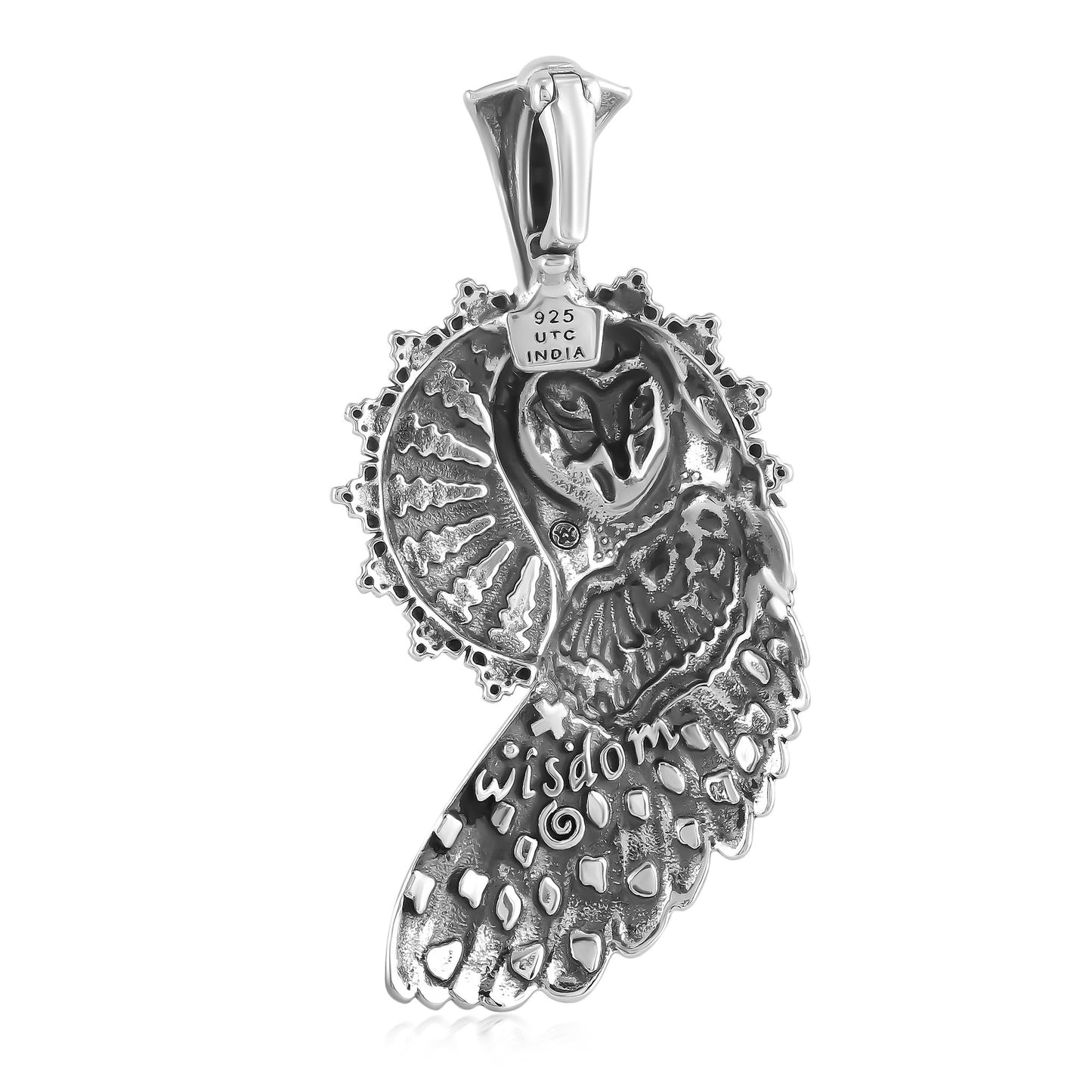 EXCLUSIVELY OURS! Sterling Silver Shell Design Pendant Enhancer