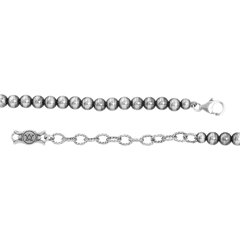 Sterling Silver Red Jasper Squash Blossom Naja Necklace, 17 to 20 Inches