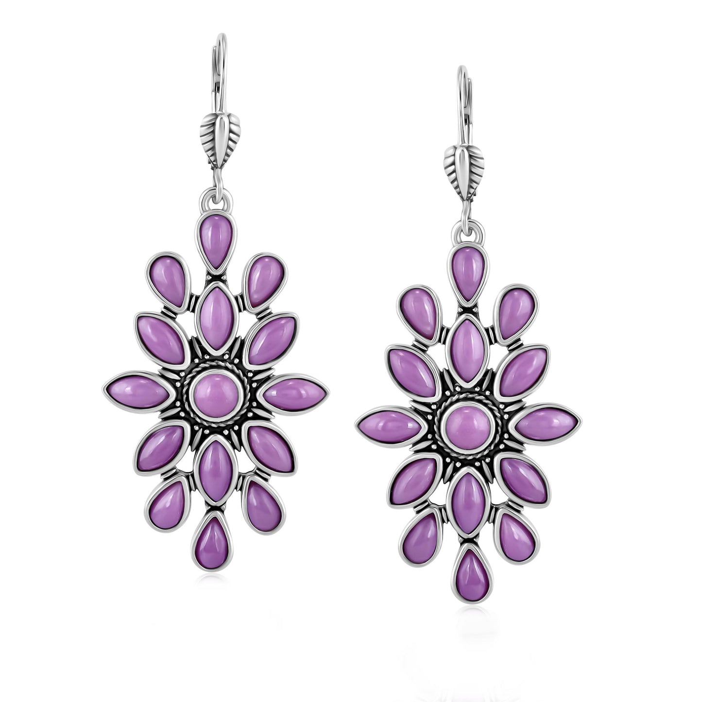 EXCLUSIVELY OURS! Sterling Silver Phosphosiderite Cluster Dangle Earrings