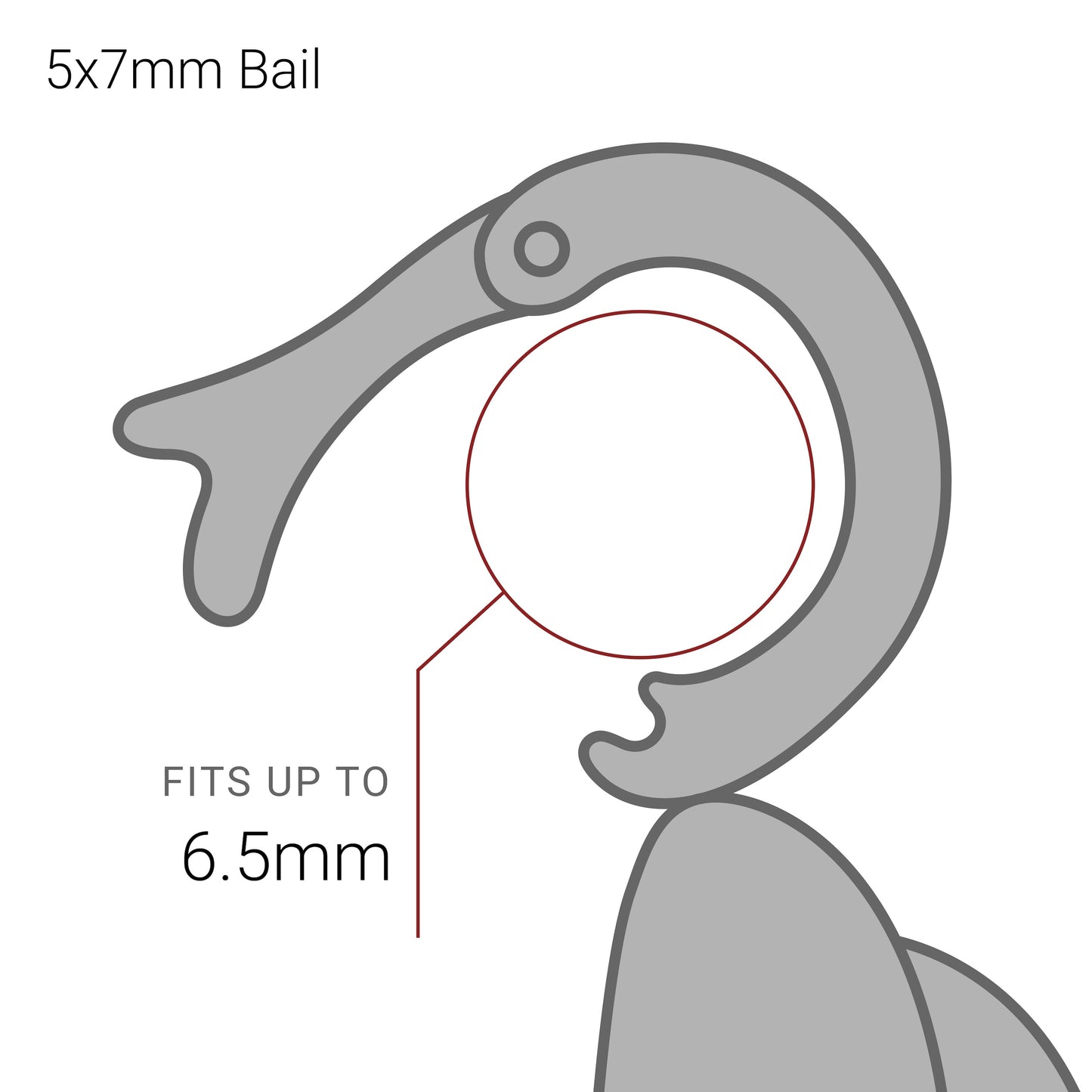 Sterling Silver Tiger's Eye Gemstone Large Spirit Horse Pendant Enhancer