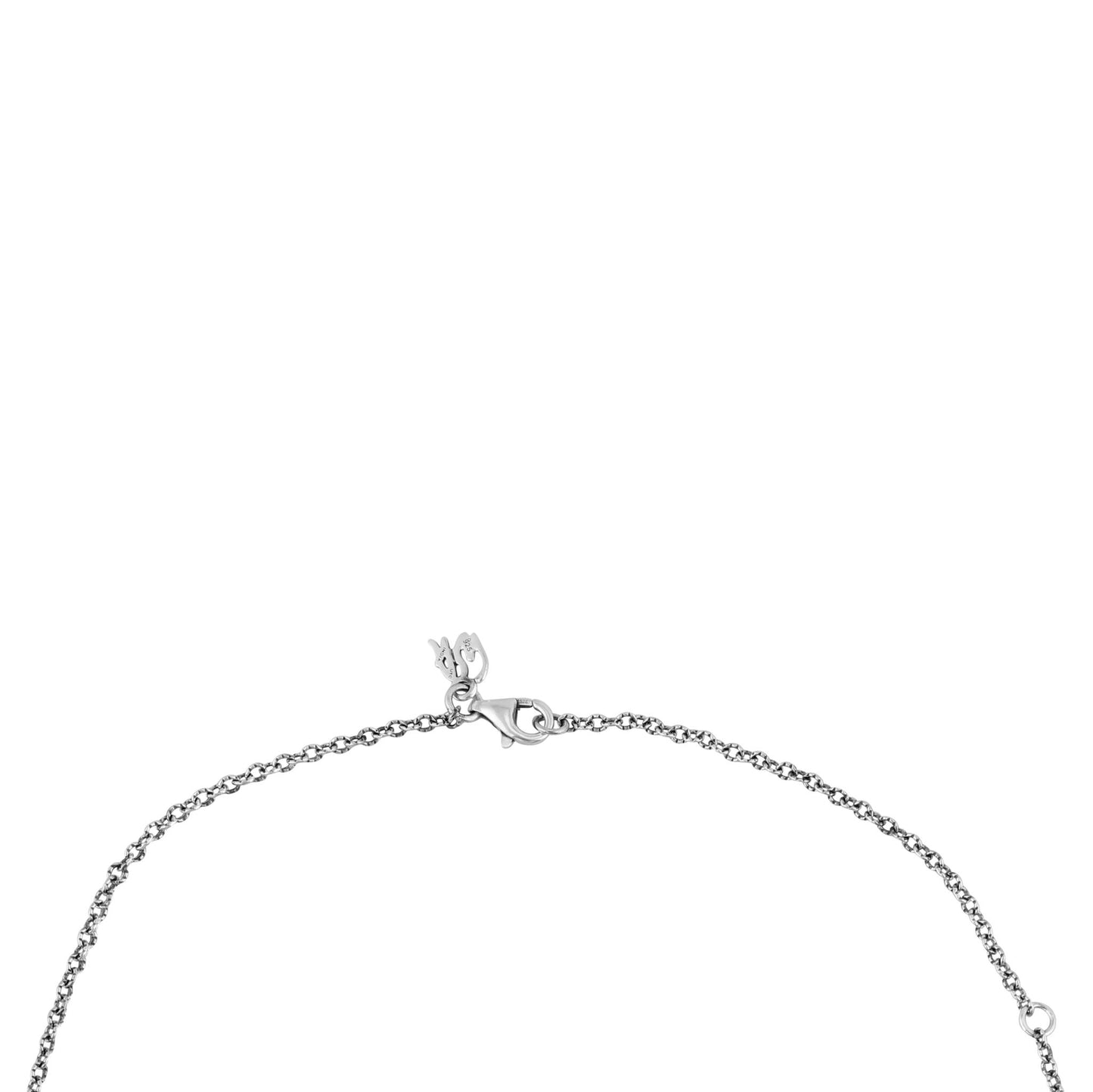 Sterling Silver Sleeping Beauty Turquoise Initial "P" Pendant and Chain Necklace, 17 to 20 Inches