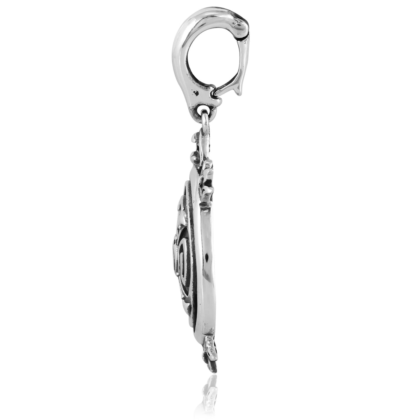 Sterling Silver Earth Spirit Turtle Pendant Enhancer