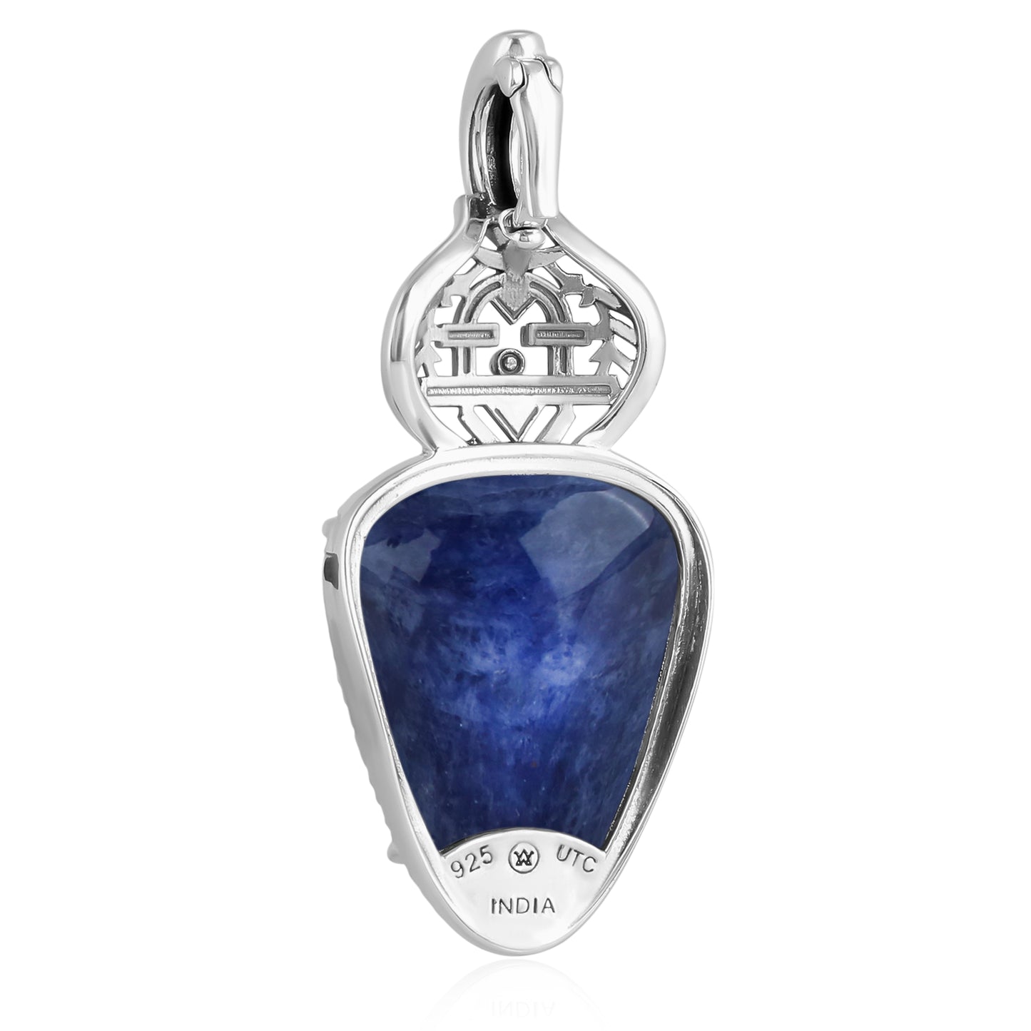 Sterling Silver Fritz Casuse Yeibichai Sodalite Pendant Enhancer