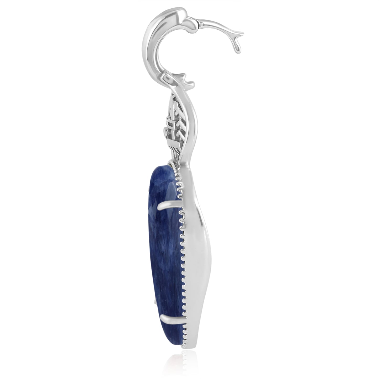 Sterling Silver Fritz Casuse Yeibichai Sodalite Pendant Enhancer