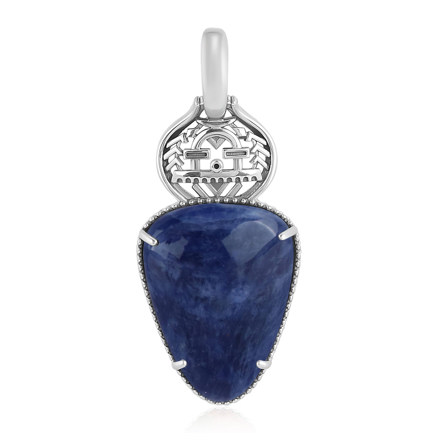 Fritz Casuse Sterling Silver Yeibichai Sodalite Enhancer