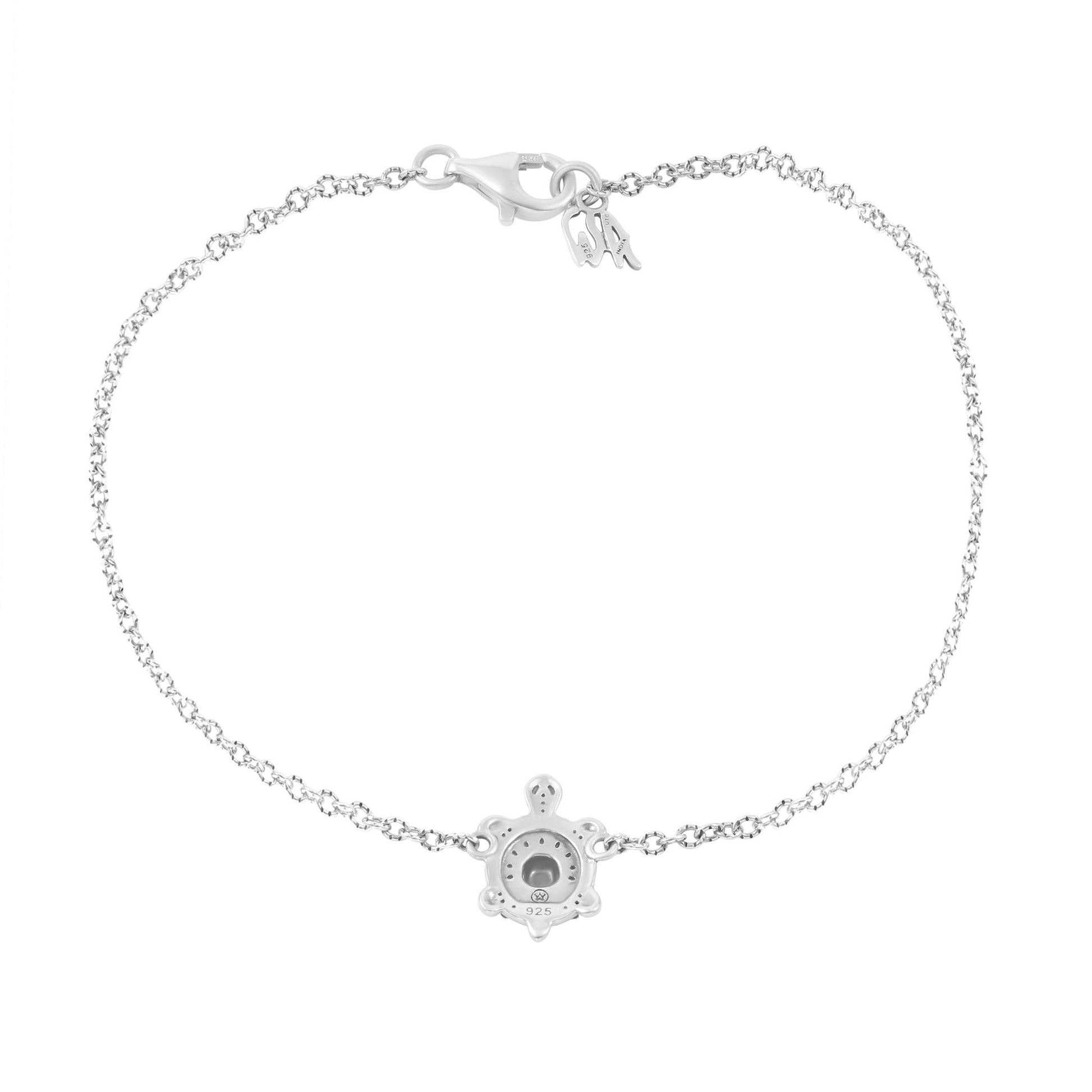 Sterling Silver Turtle Anklet