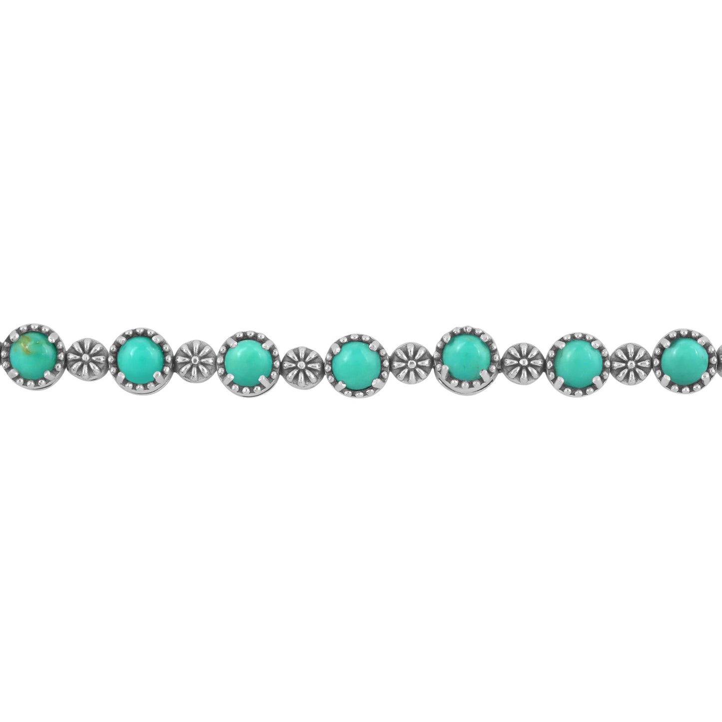 Sterling Silver Turquoise Adjustable Friendship Bracelet