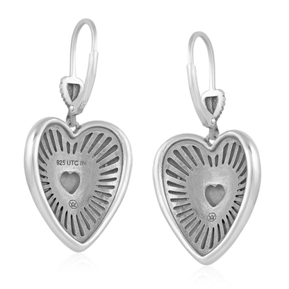 EXCLUSIVELY OURS! Sterling Silver Bold Heart Earrings