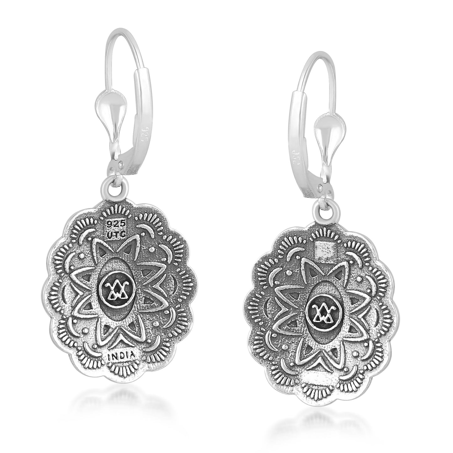 EXCLUSIVELY OURS! Sterling Silver Serpentine Concha Dangle Earrings