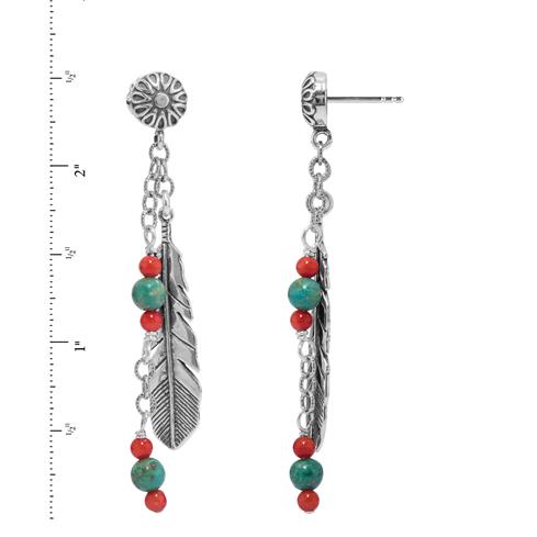 RTS ☆ Light As A Feather Earrings – Turquoise Tuesday