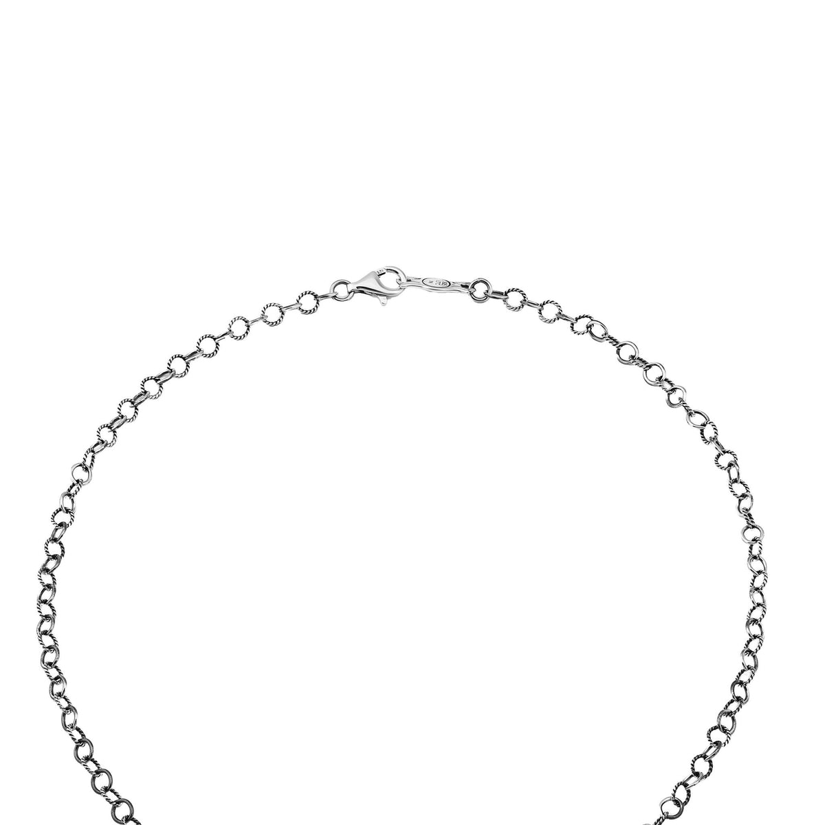 EXCLUSIVELY OURS! Sterling Silver Orange Spiny Oyster Rope and Bead Necklace