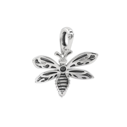 Sterling Silver Bumblebee Pendant Enhancer