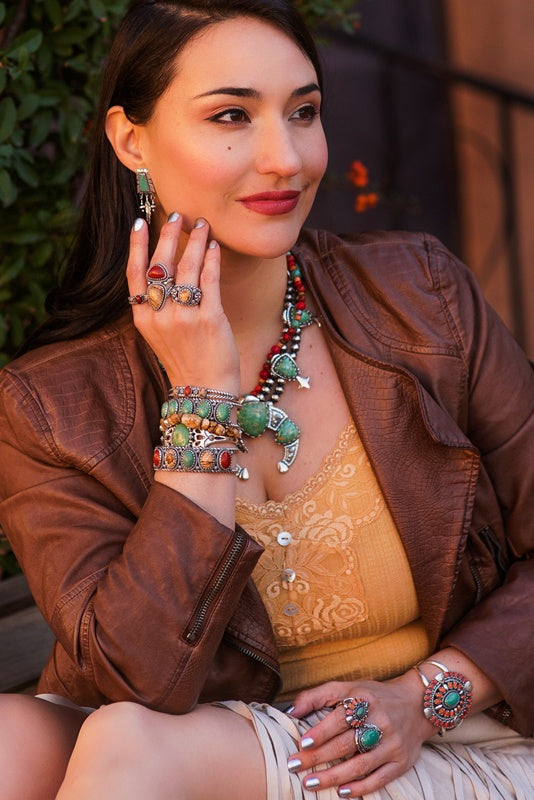 Mens Western Flower concho Studded Wide Leather Wrap Wristband Bracelet  Cuff | eBay