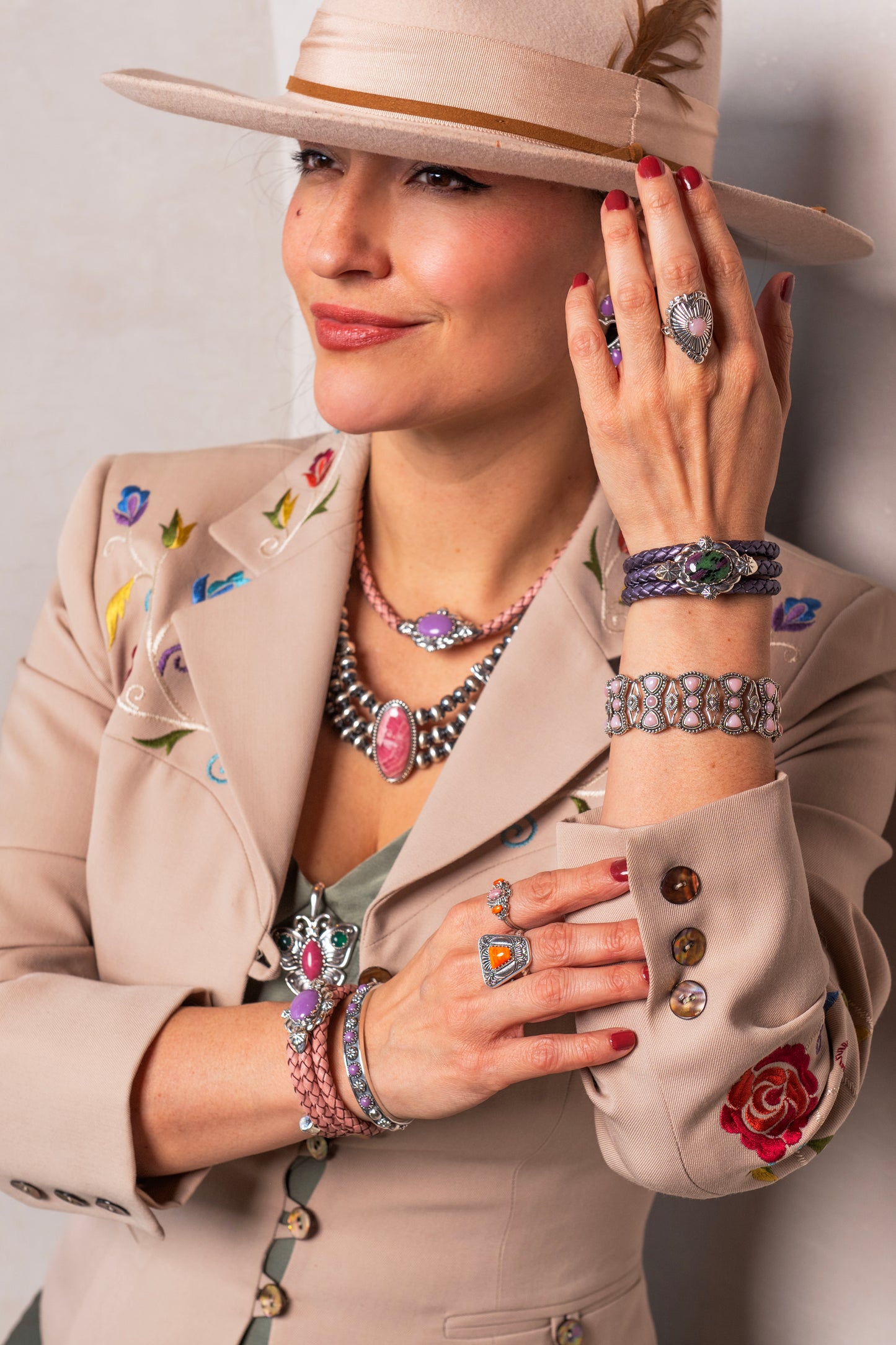 Sterling Silver Pink Opal Bold Heart Ring, Sizes 5 and 6