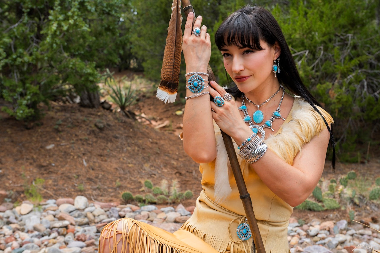 Sterling Silver Concha Link Bracelet, Sizes Small to Large