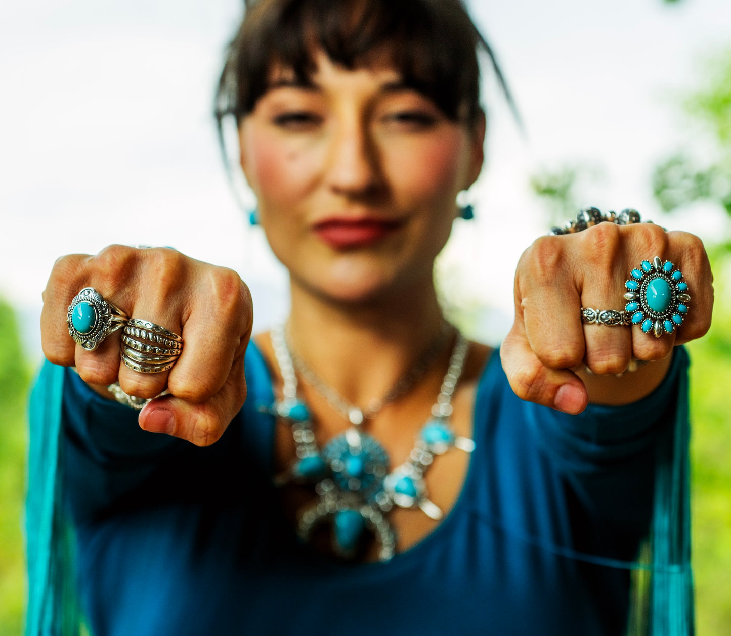 Sterling Silver Concha Design Band Ring, Sizes 5 to 10