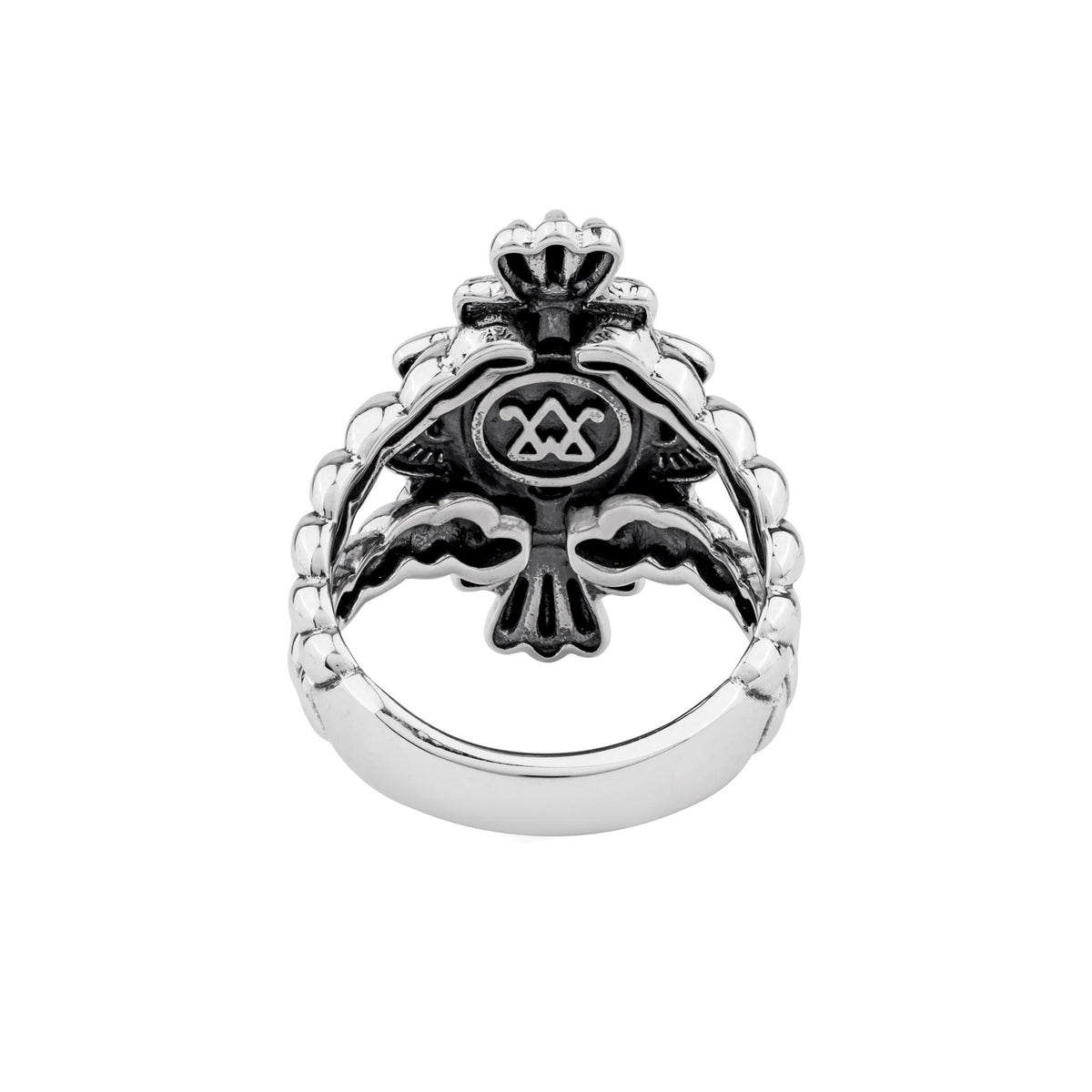 Sterling Silver Lapis Marquise Rope Ring, Sizes 5 to 10