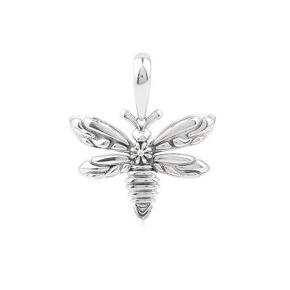 Sterling Silver Bumblebee Pendant Enhancer