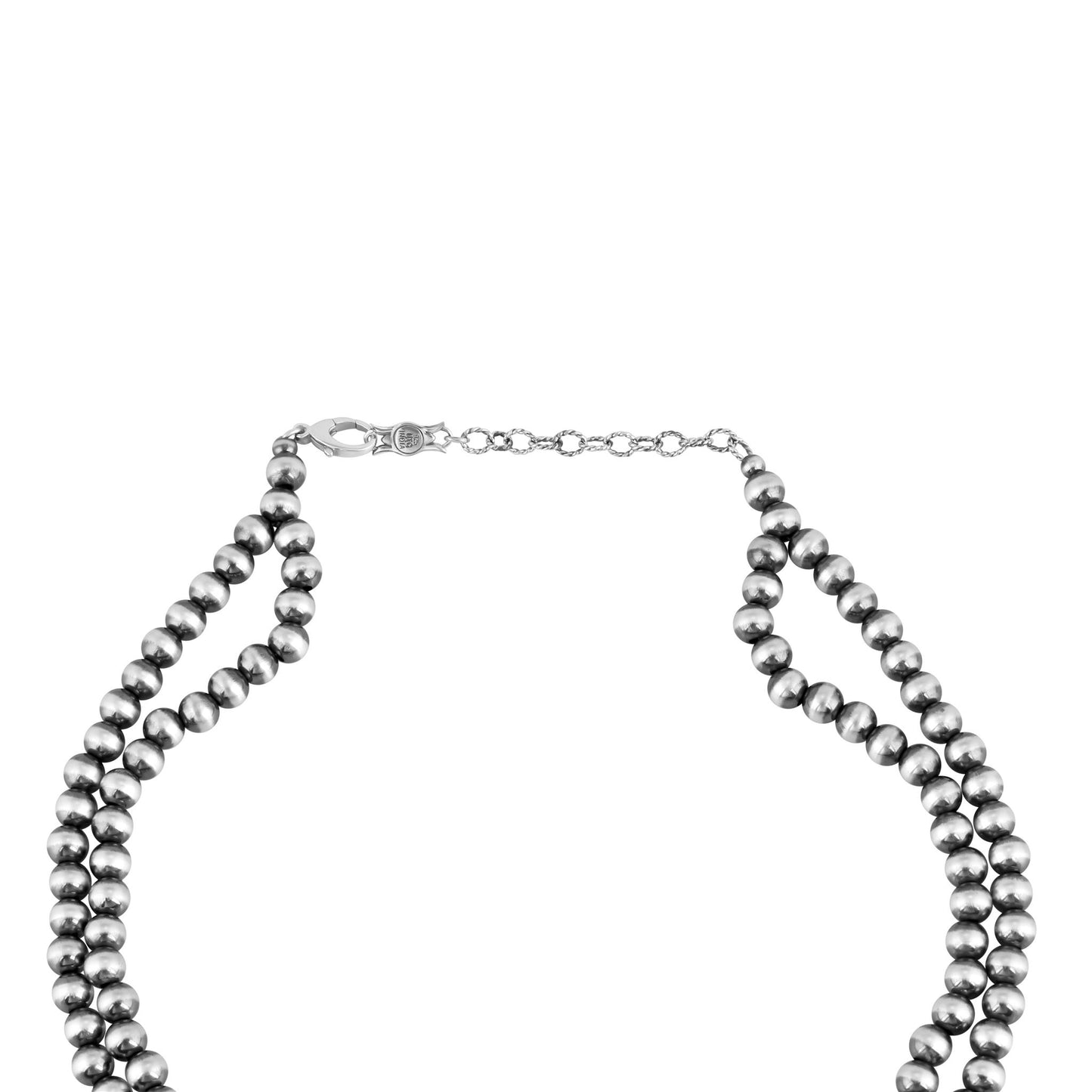 Sterling Silver Labradorite Large Naja Squash Blossom Necklace, 21 to 24 Inches