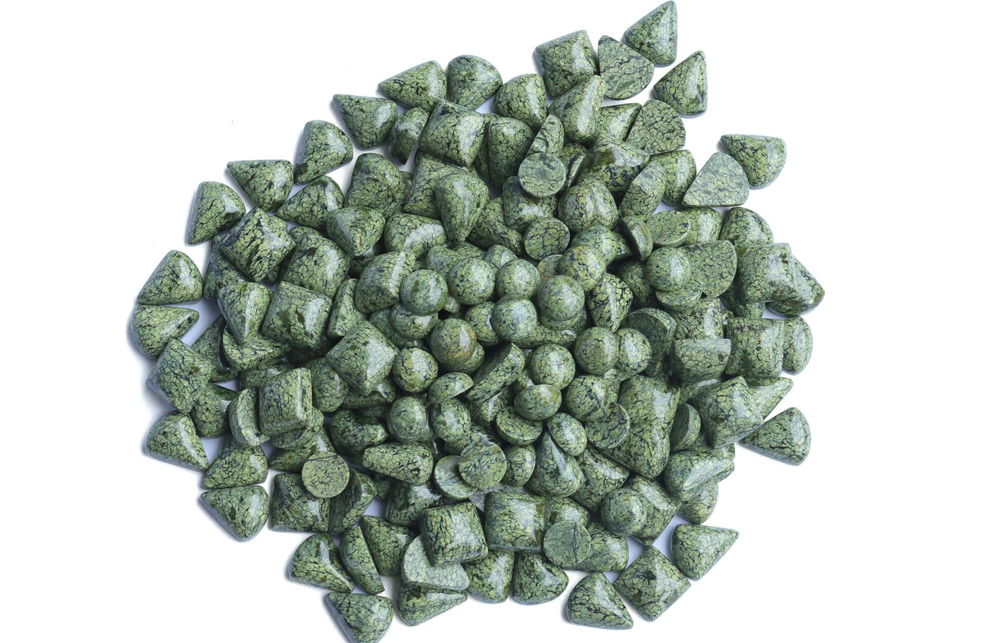 Sterling Silver Serpentine and Lapis Blue Tonal Braided Leather Wrap Bracelet