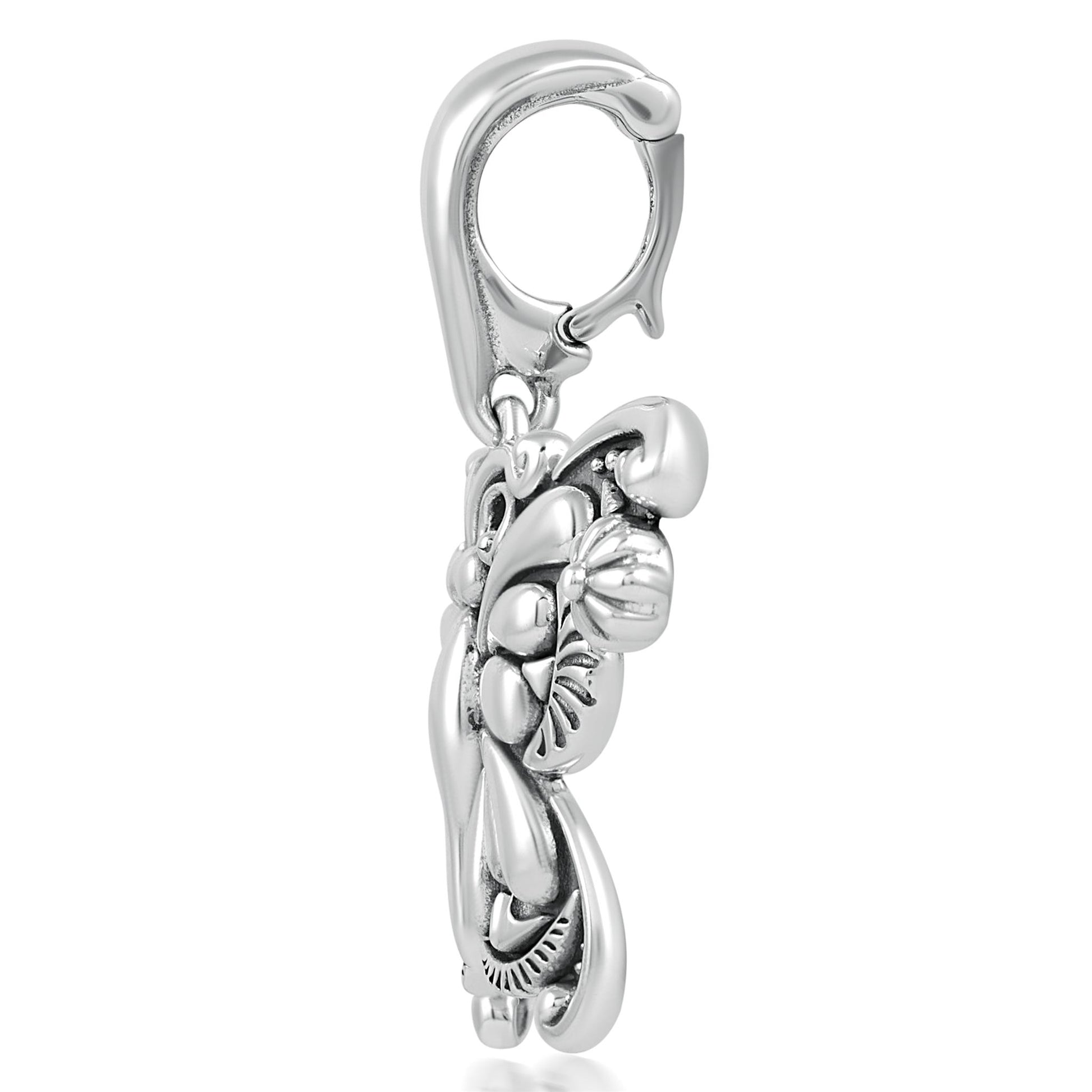 Sterling Silver Butterfly Pendant Enhancer