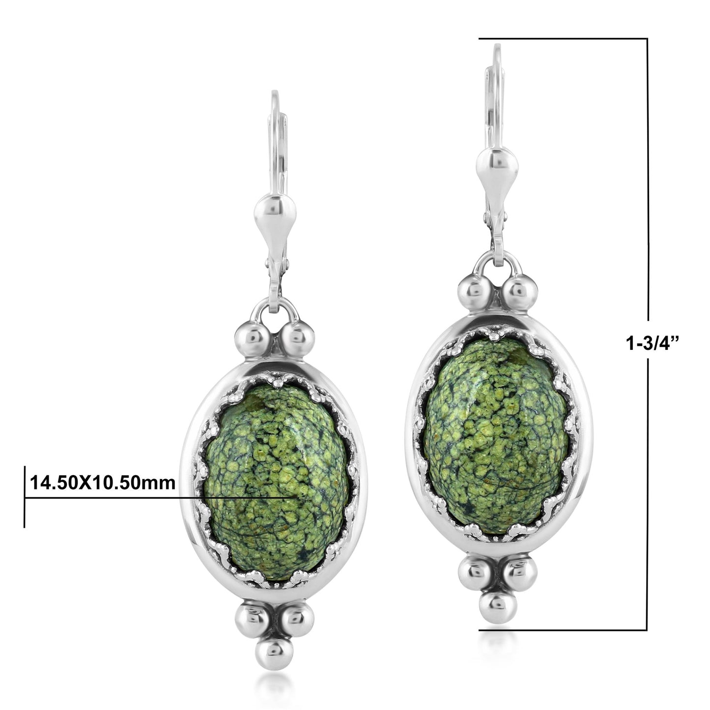 EXCLUSIVELY OURS! Sterling Silver Serpentine Crown Detail Lever Back Earrings