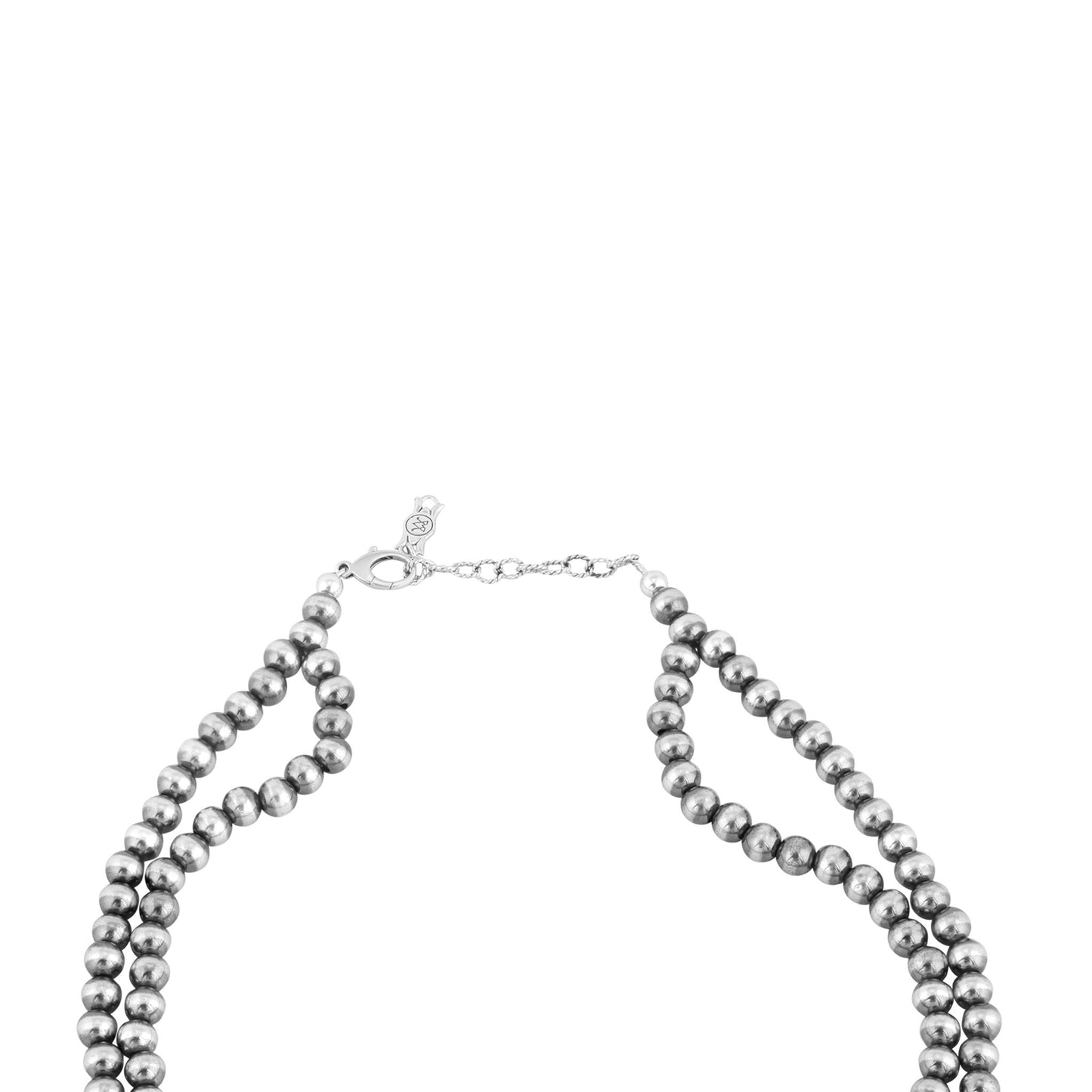 LIMITED EDITION! Sterling Silver Orange Spiny Oyster Large Naja Squash Blossom Necklace