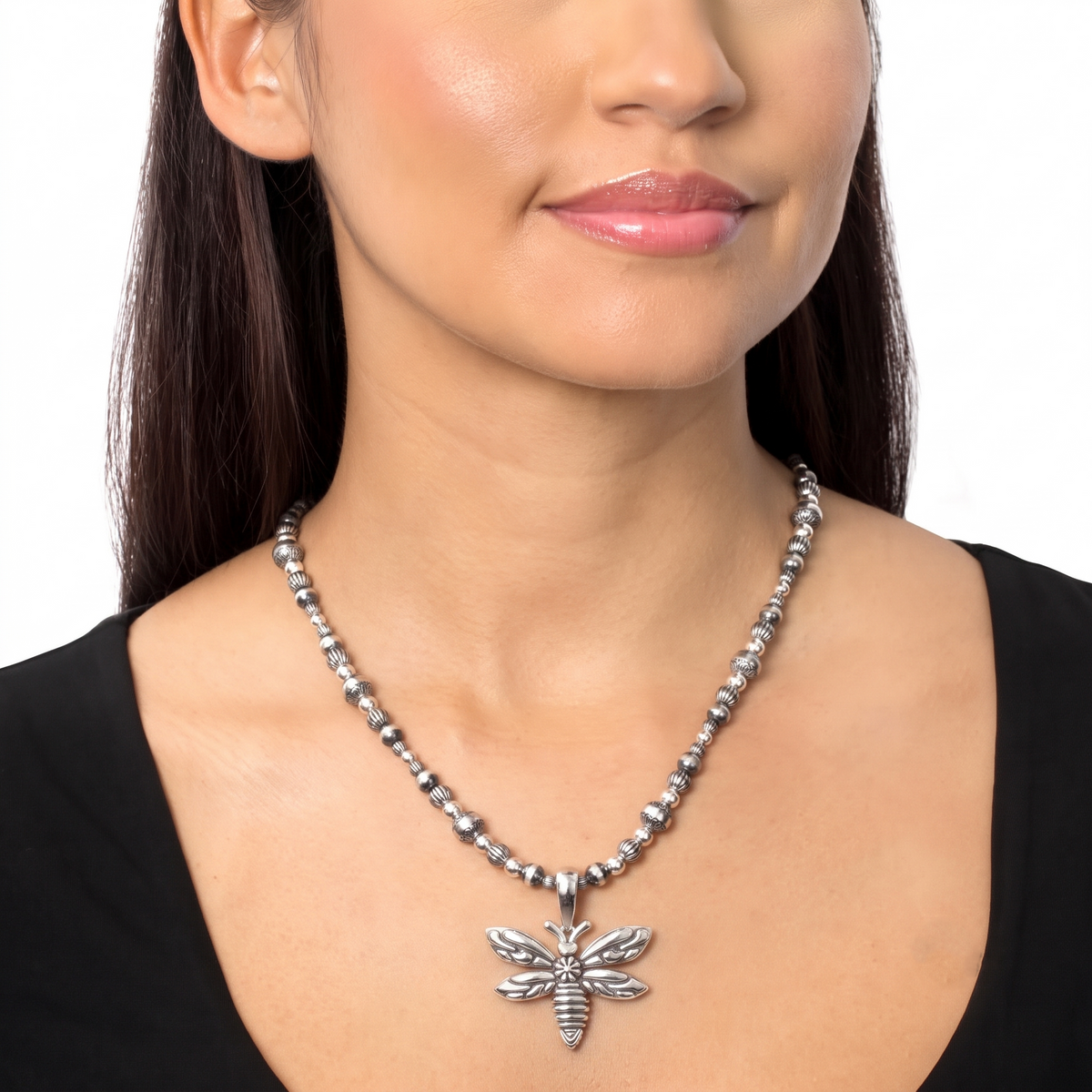 Sterling Silver Bumblebee Pendant Enhancer