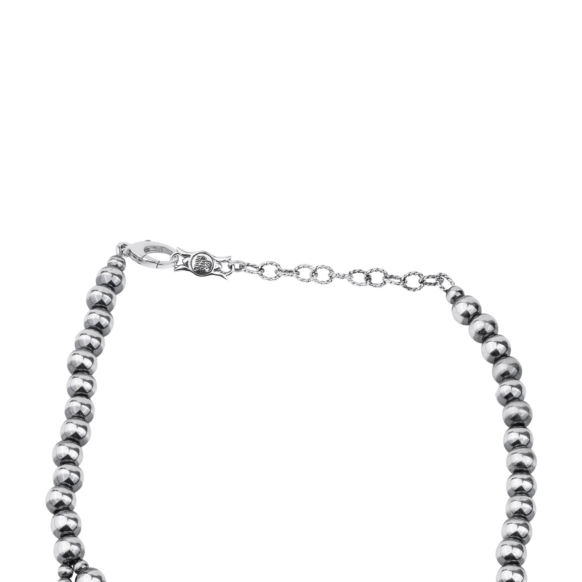 LIMITED EDITION! Sterling Silver Lapis Arrowhead Squash Blossom Statement Necklace