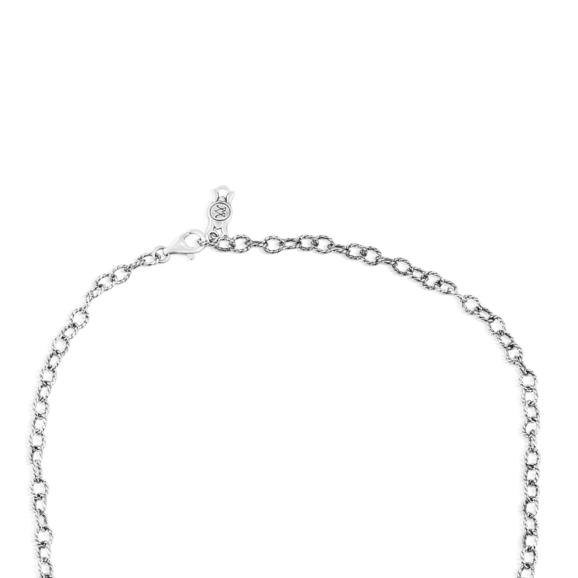 LIMITED EDITION! Sterling Silver Lapis Pear-Shaped Gemstone Statement Necklace