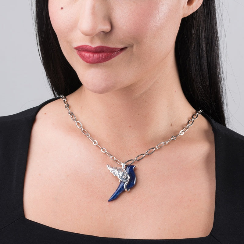 Fashion bird silver necklace