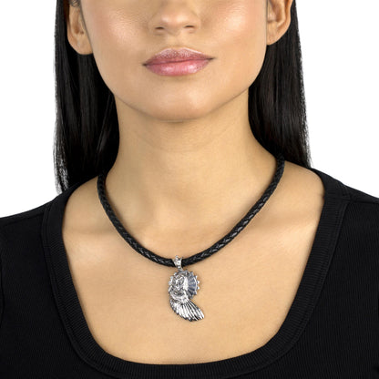 EXCLUSIVELY OURS! Sterling Silver Shell Design Pendant Enhancer