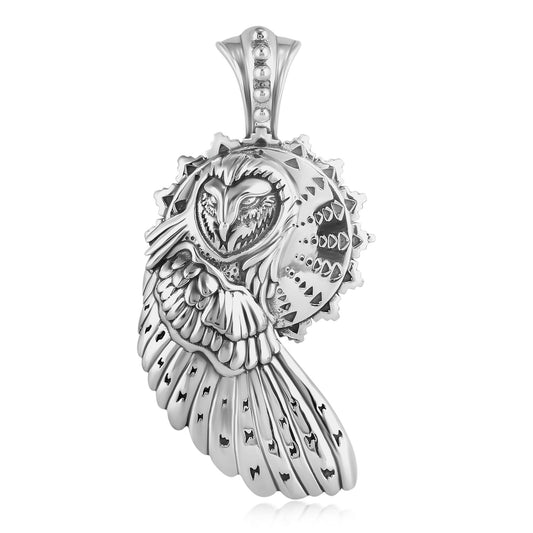 EXCLUSIVELY OURS! Sterling Silver Shell Design Pendant Enhancer