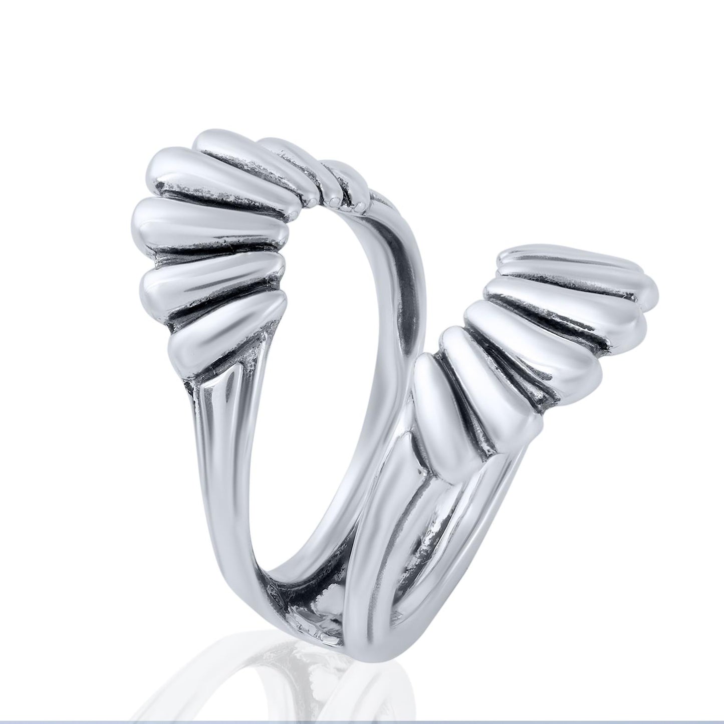 Sterling Silver Crown Ring Guard