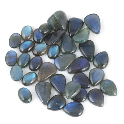 Sterling Silver Labradorite Squash Blossom Necklace 17 to 20 Inches