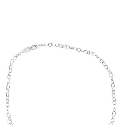 Sterling Silver Orange Spiny Oyster V-Shaped Naja Necklace