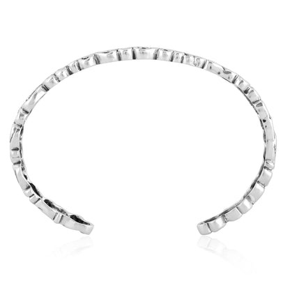 EXCLUSIVELY OURS! Sterling Silver Open Vine Cuff Bracelet, Sizes Small to Large