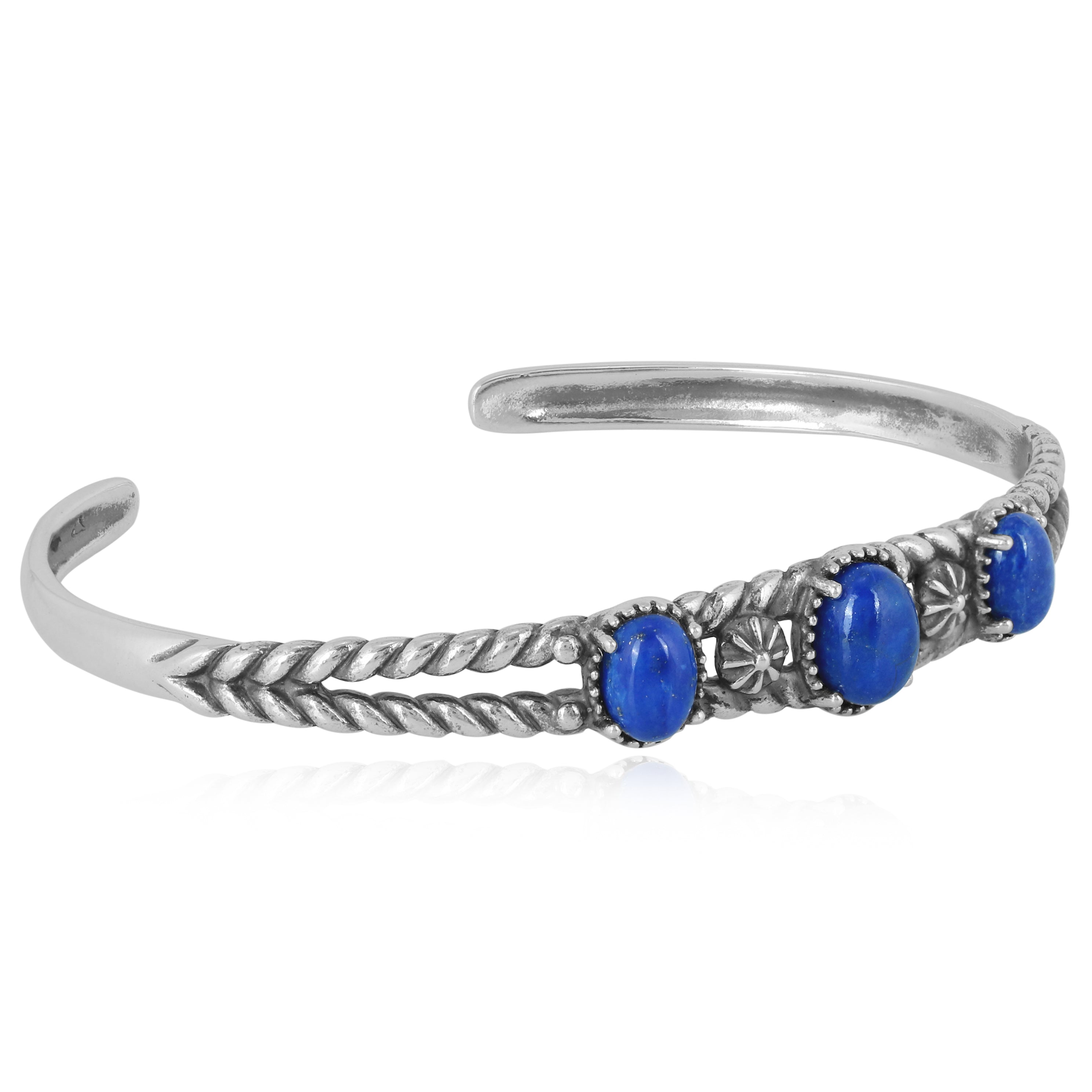 Lapis cuff sale bracelet