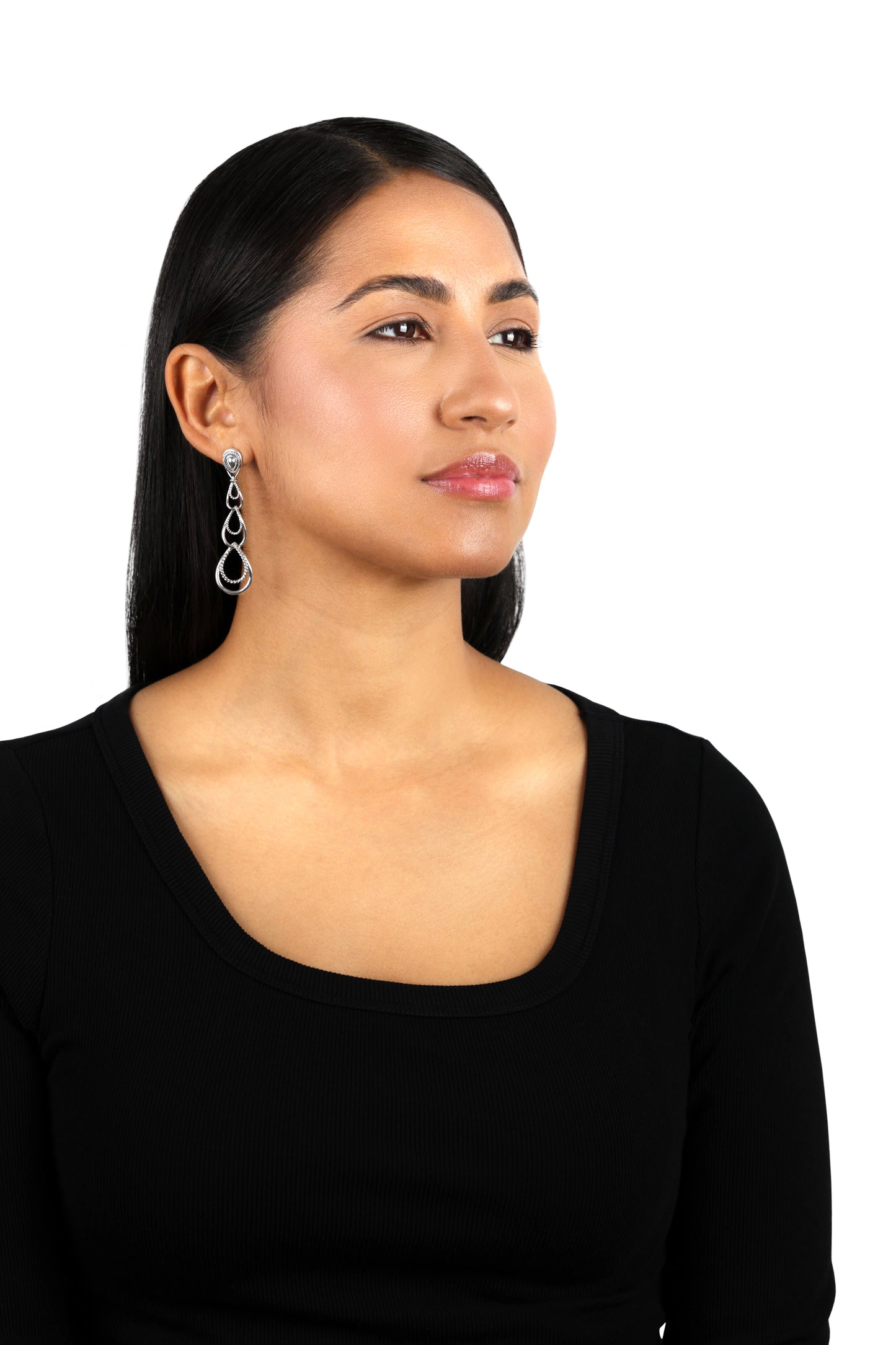 EXCLUSIVELY OURS! Sterling Silver Oval Link Drop Earrings