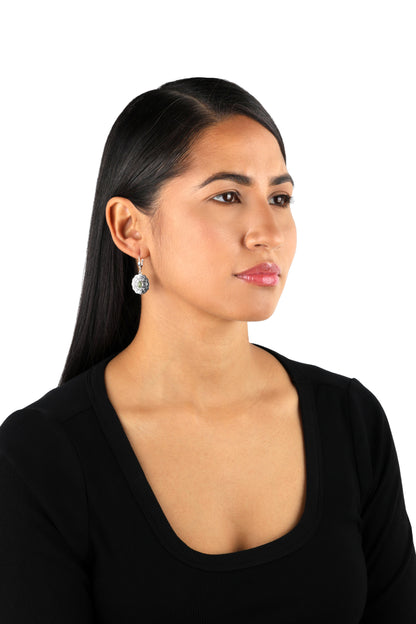 EXCLUSIVELY OURS! Sterling Silver Serpentine Concha Dangle Earrings