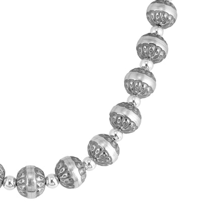 EXCLUSIVELY OURS! Sterling Silver Native Pearl Bead Necklace, 17 and 21 Inches