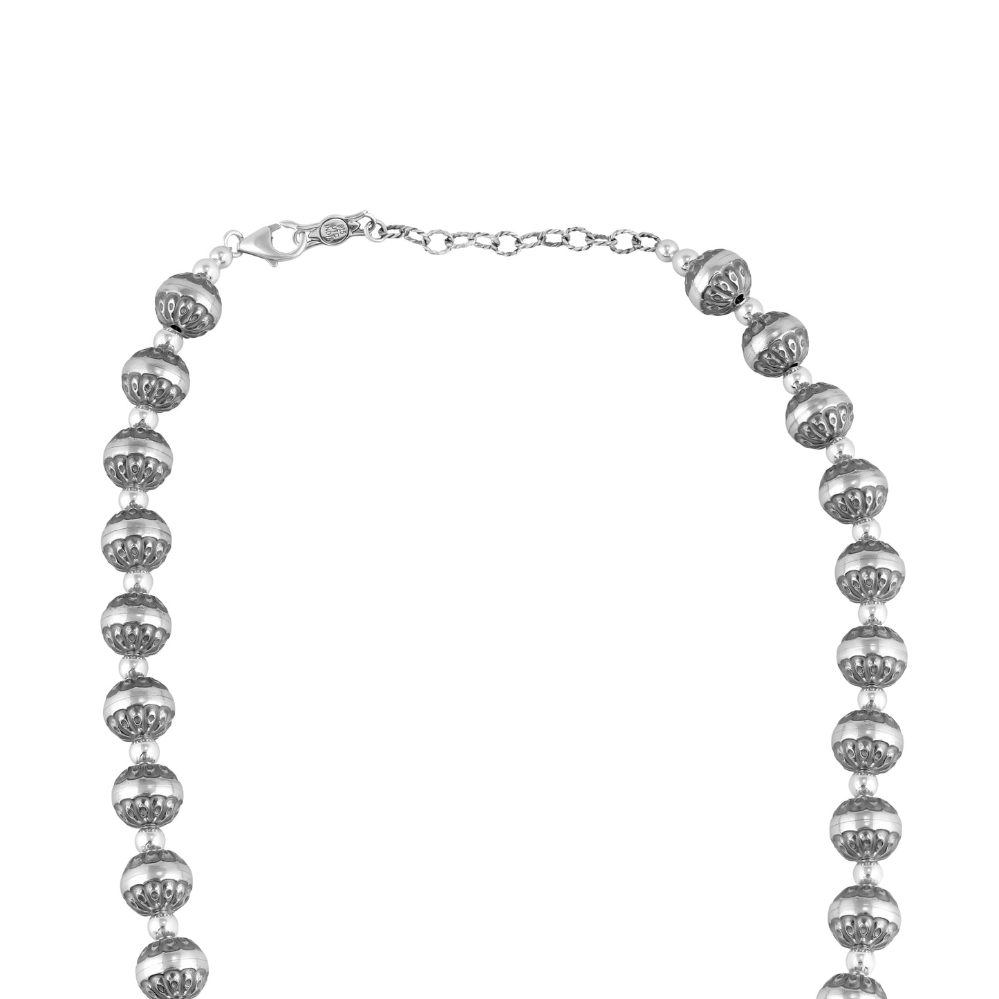 EXCLUSIVELY OURS! Sterling Silver Native Pearl Bead Necklace, 17 and 21 Inches