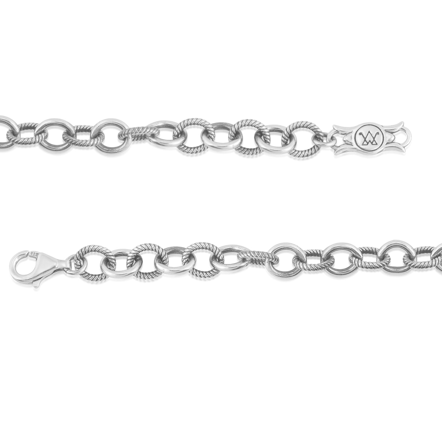 Sterling Silver Oval Link Chain Necklace, 17 or 20 Inches