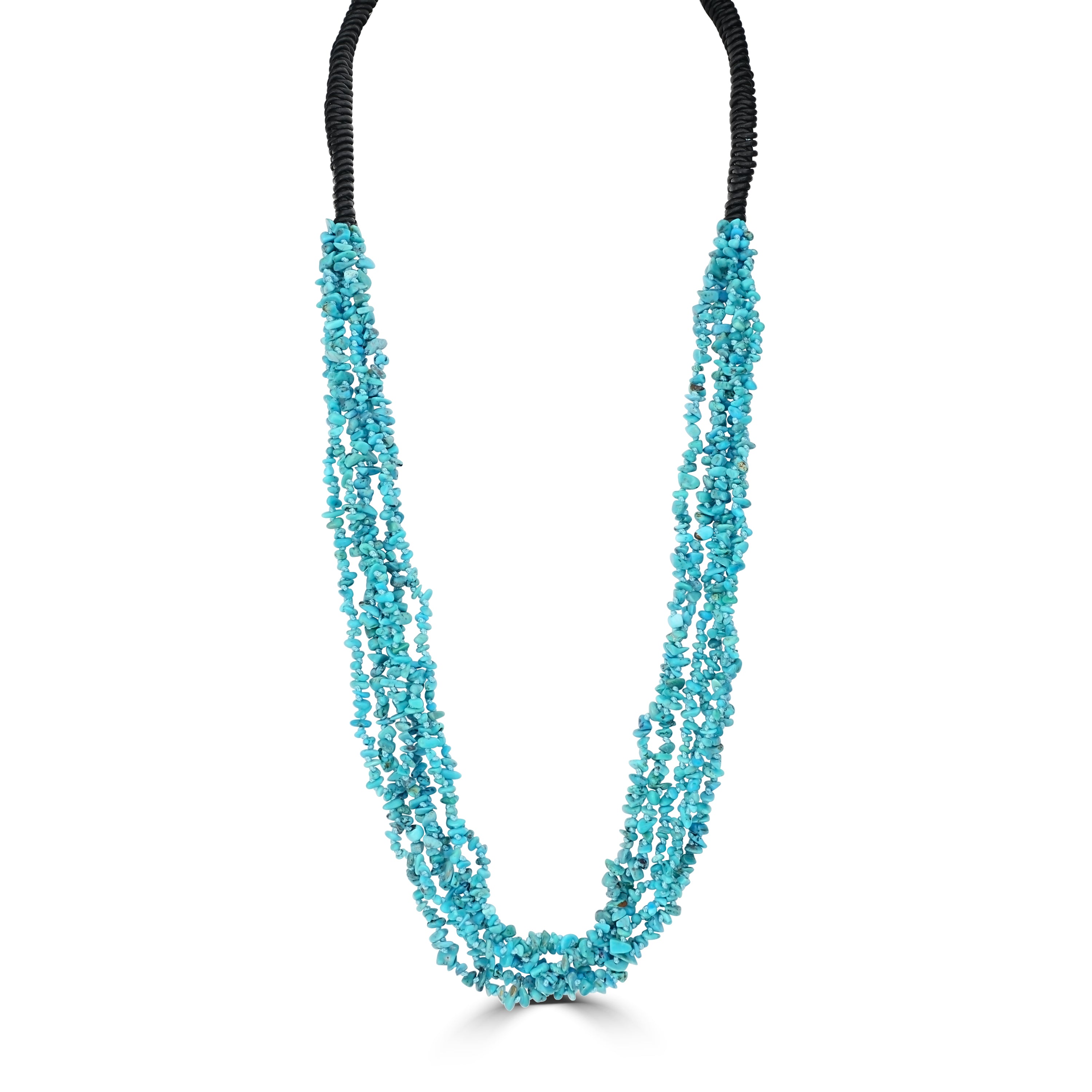 Turquoise and offers Leather Necklace