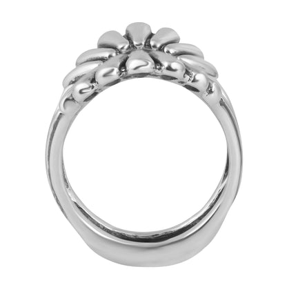 EXCLUSIVELY OURS! Sterling Silver Crown Ring Guard, Sizes 5 to 11
